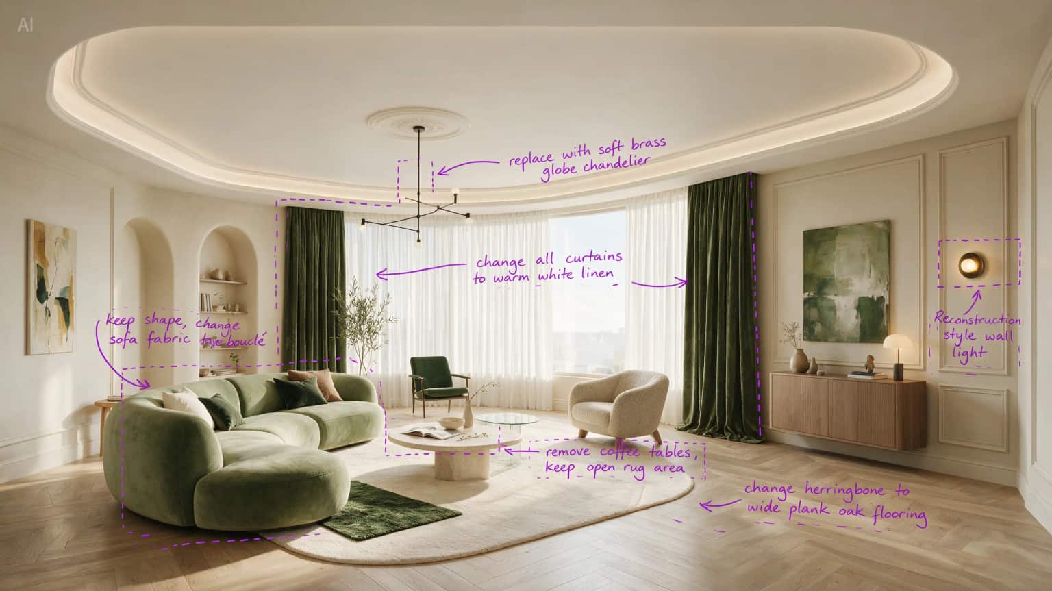 Interactive Precision Editing before example