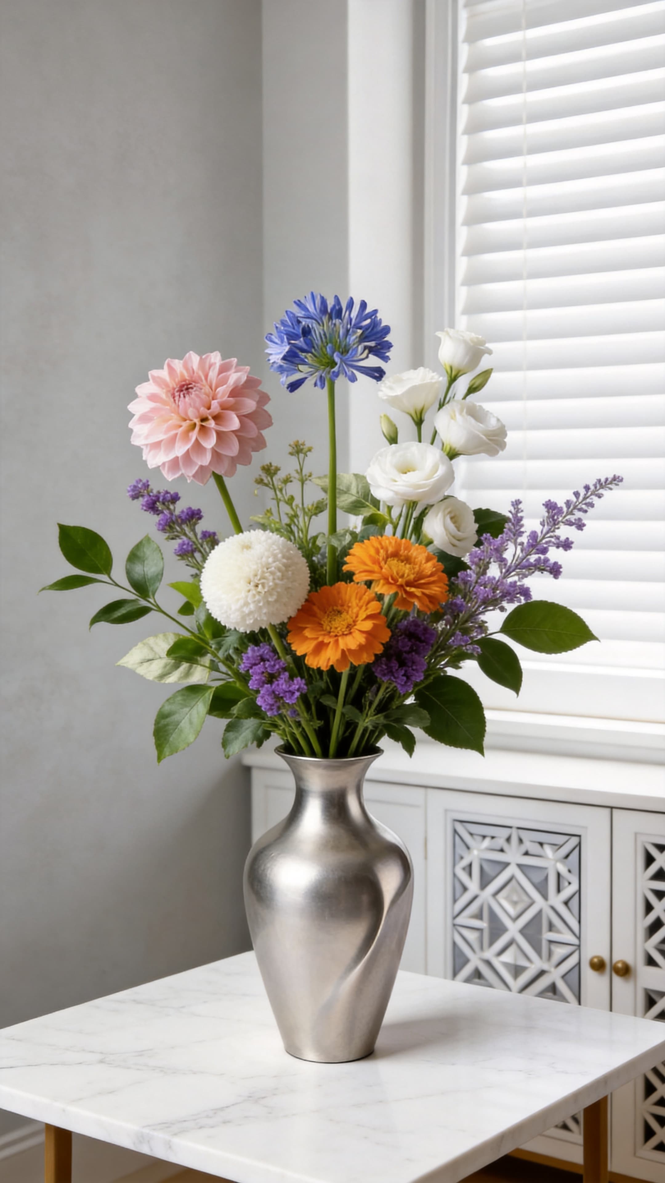 Floral arrangement composite Seedream 5.0 Lite output